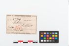 Etikett zu Bronzebrillenfibel (NHMW-PRAE-024719)